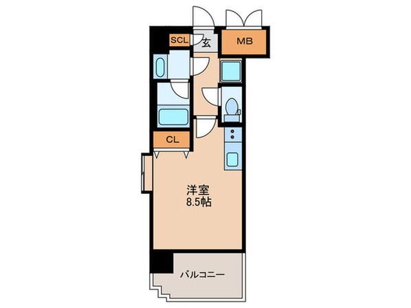 プレサンス神崎川ファインブレスの物件間取画像